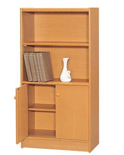 木製收納書櫃-019
