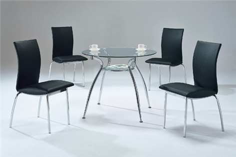 時尚造型餐桌椅-07