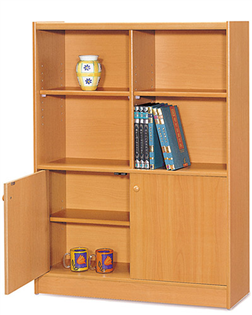 木製收納書櫃-020