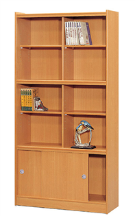木製收納書櫃-025